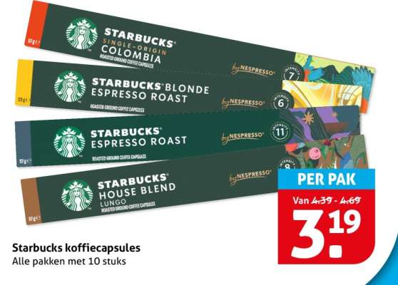 Starbucks koffiecapsules