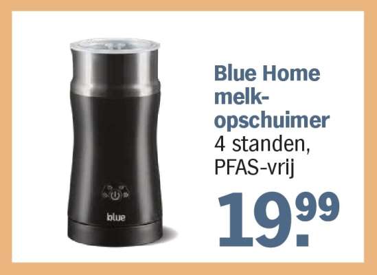 Blue Home Melkopschuimer