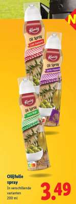 Olijfolie spray