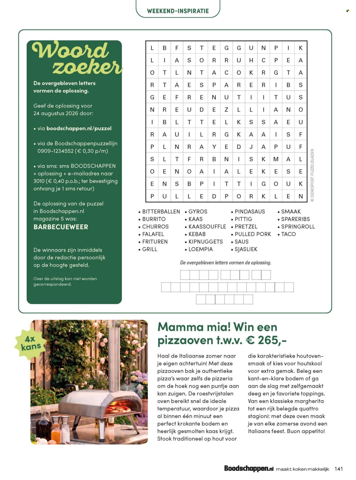 Boni-aanbieding - 1.7.2026 - 31.8.2026. Pagina 141