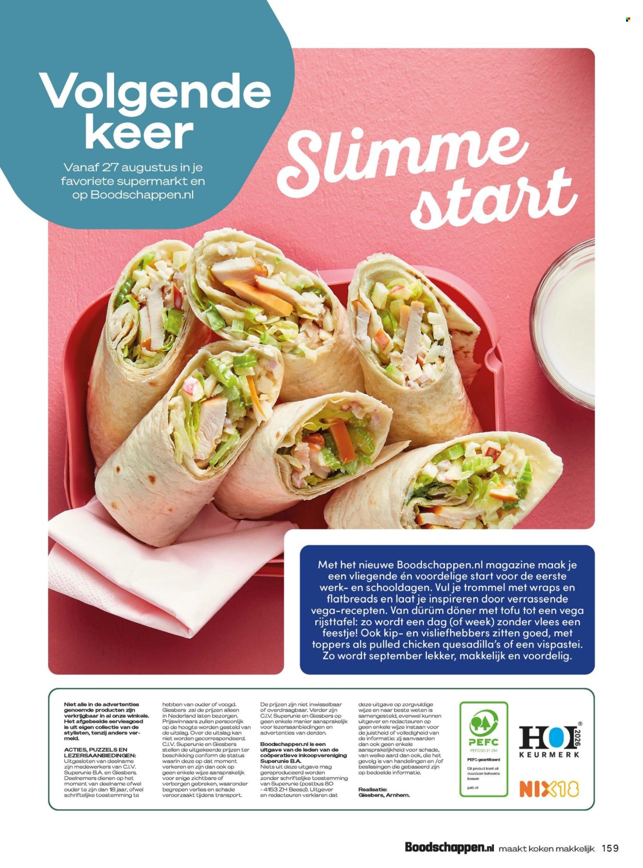 Boni-aanbieding - 1.7.2026 - 31.8.2026. Pagina 159