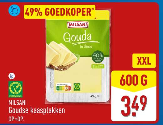 MILSANI Goudse kaasplakken