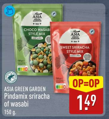 ASIA GREEN GARDEN Pindamix sriracha of wasabi