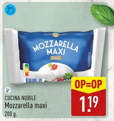 CUCINA NOBILE Mozzarella maxi