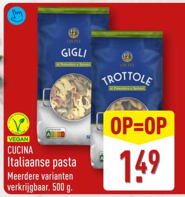 CUCINA Italiaanse pasta
