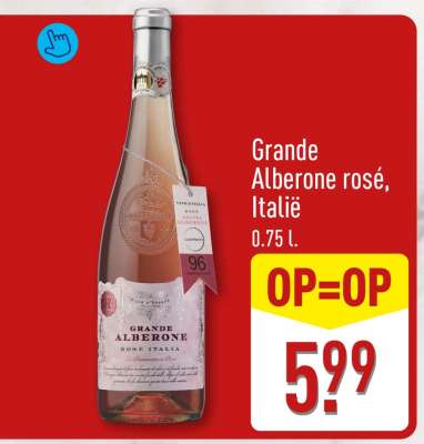 Grande Alberone rosé, Italië