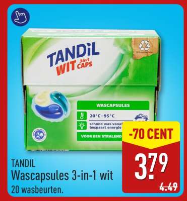 TANDIL Wascapsules 3-in-1 wit