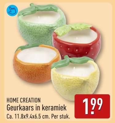 HOME CREATION Geurkaars in keramiek