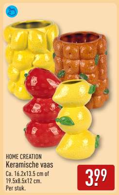 HOME CREATION Keramische vaas
