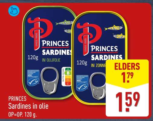 PRINCES Sardines in olie