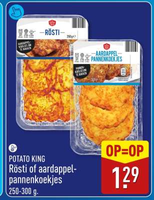 POTATO KING Rösti of aardappel-pannenkoekjes