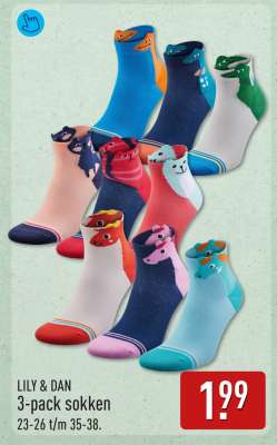 LILY & DAN 3-pack sokken