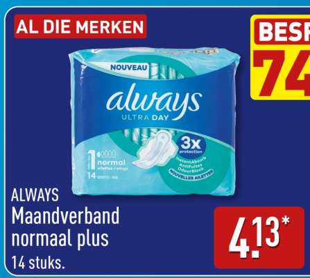 ALWAYS Maandverband normaal plus