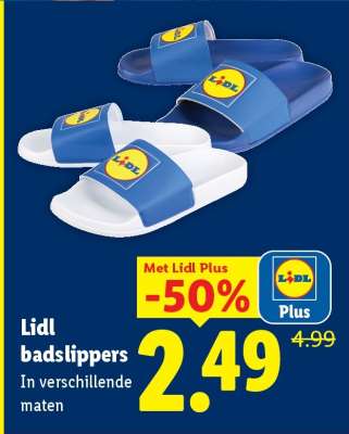 Lidl badslippers