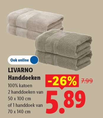 LIVARNO Handdoeken