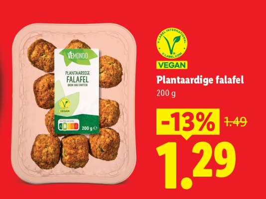 Plantaardige falafel