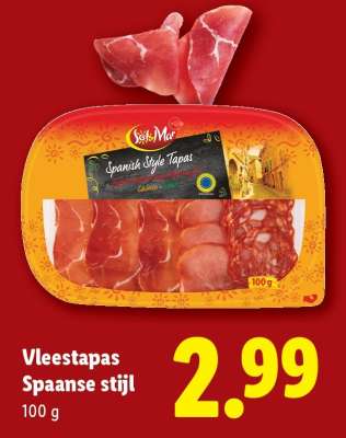 Vleestapas Spaanse stijl