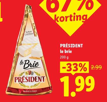 PRÉSIDENT le brie
