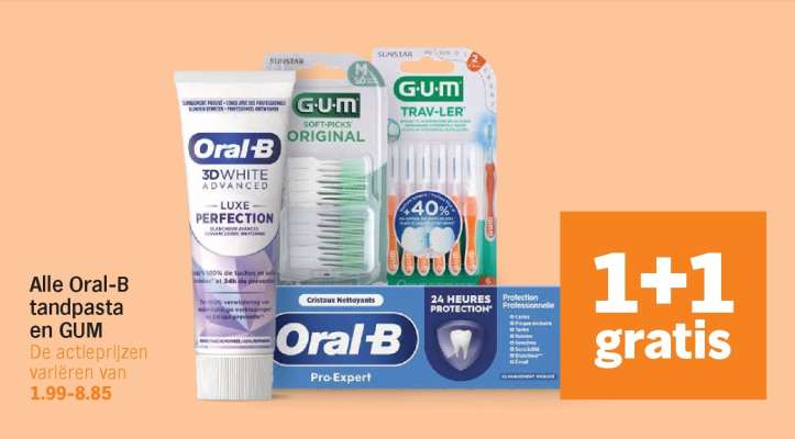 Oral-B tandpasta en GUM