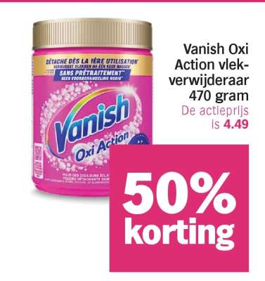 Vanish Oxi Action vlekverwijderaar 470 gram