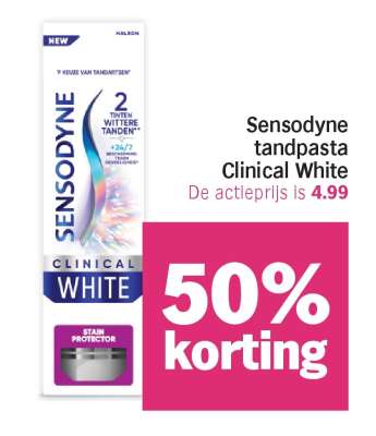 Sensodyne tandpasta Clinical White