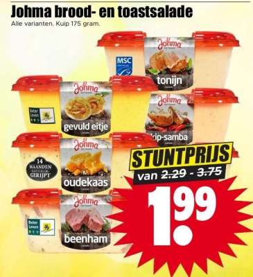 Johma brood- en toastsalade
