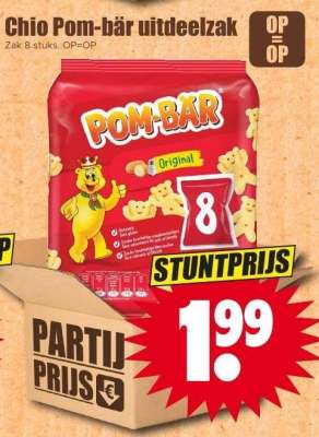 Chio Pom-bär uitdeelzak