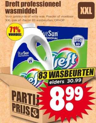 Dreft professioneel wasmiddel