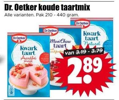Dr. Oetker koude taartmix