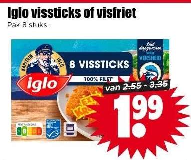 Iglo vissticks of visfriet