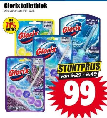 Glorix toiletblok