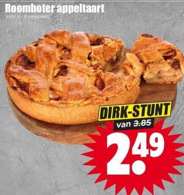 Roomboter appeltaart