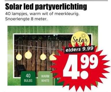 Solar led partyverlichting