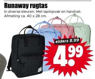 Runaway rugtas