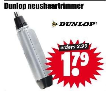 Dunlop neushaartrimmer