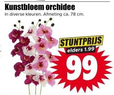 Kunstbloem orchidee