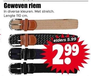Geweven riem