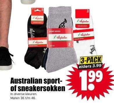 Australian sport- of sneakersokken