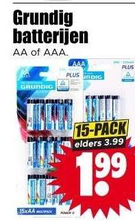 Grundig batterijen