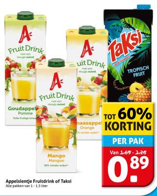 Appelsientje FruitDrink of Taksi