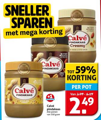 CALVÉ Pindakaas