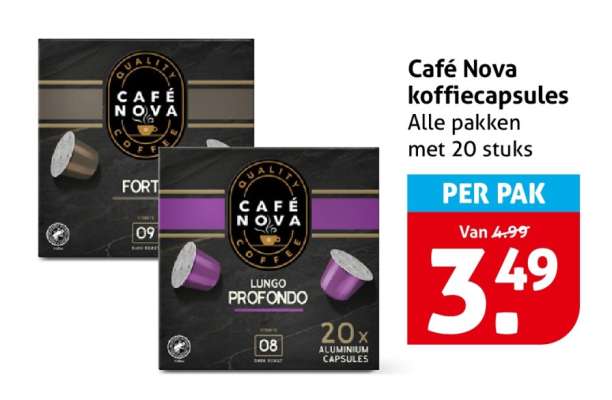 Café Nova koffiecapsules