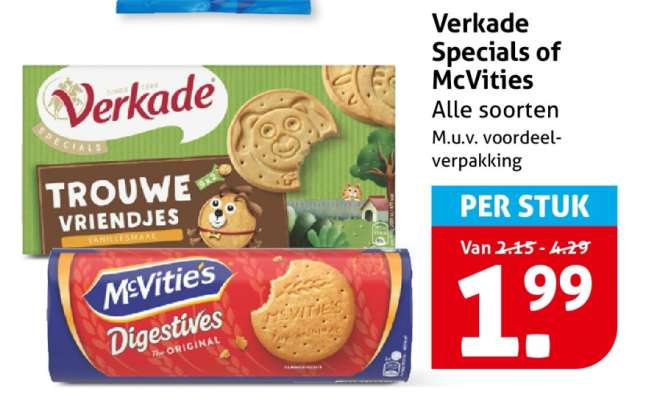 Verkade Specials of McVities