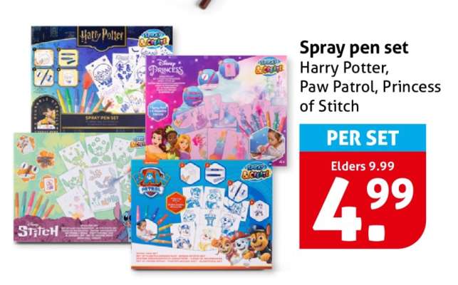 Spray pen set