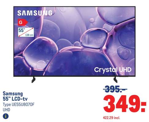 Samsung 55” LCD-tv