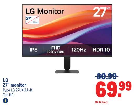 LG 27” monitor