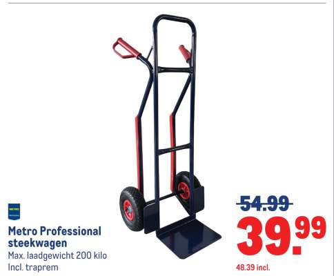 Metro Professional steekwagen