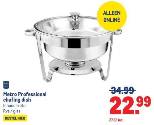 Metro Professional chafing dish
