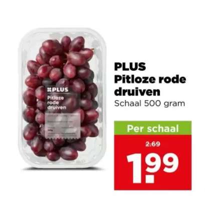 PLUS Pitloze rode druiven
