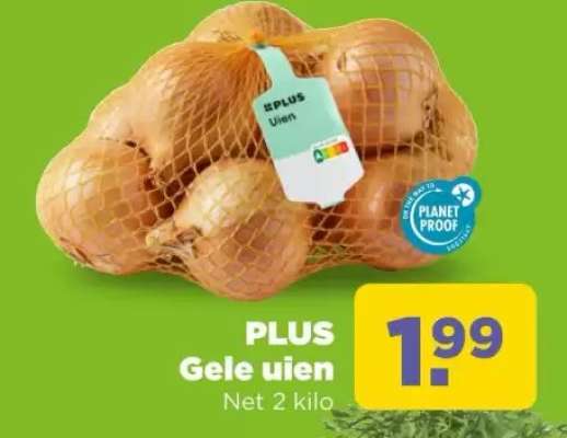 PLUS Gele uien